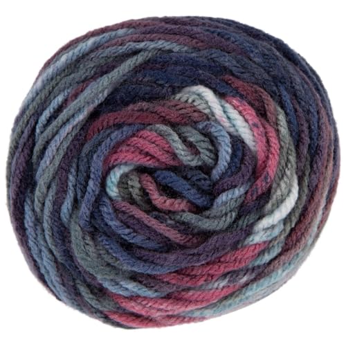 Image of Hobby Lobby Print I Love This Yarn - 4 Medium 100% Acrylic, 252 Yards, Yarn for Crocheting Knitting Blankets, Hats & Accessories, Set of 2, 428 Plums