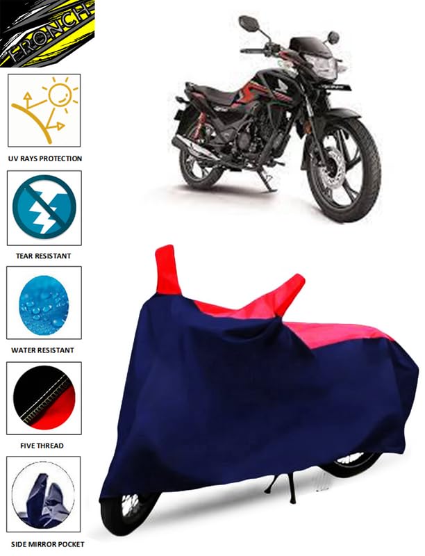 Image of Waterproof Bike /Scooty Cover For Honda Sp 120 (Sp 120 Bike Cover /Sp 125 Bike Cover Waterproof /Honda Sp 125 Bike Cover, Blue)