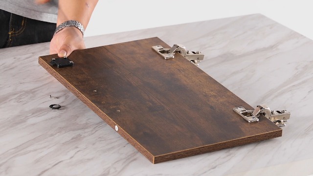 DEVAISE 3 Drawer Mobile File Cabinet, Wood Lateral Filing Cabinet, Printer Stand With Open Shelves For Home Office, Rustic Brown