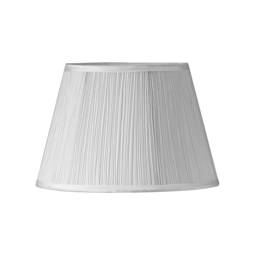 Oaks Lighting Mushroom Pleated Shade, White