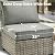 HOOOWOOO Outdoor Sectional Patio Furniture Set with Fire Pit Table,13 Pieces Wicker Conversation Sets L Shaped Couch,Extra Deep Out Door Sofa Outside Furniture with Swivel Chairs,Charcoal Gray