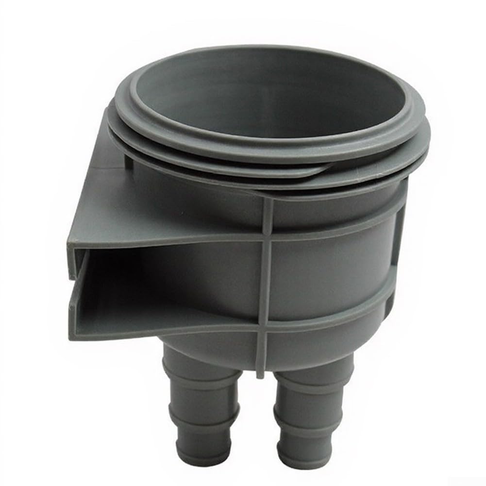 Filtro de agua de mar grande de PC transparente para motor de barco y generador, colador lavable atrapa arena y óxido, 3 boquillas de manguera (25,4/31,8/38,1 mm), accesorios para sistema de