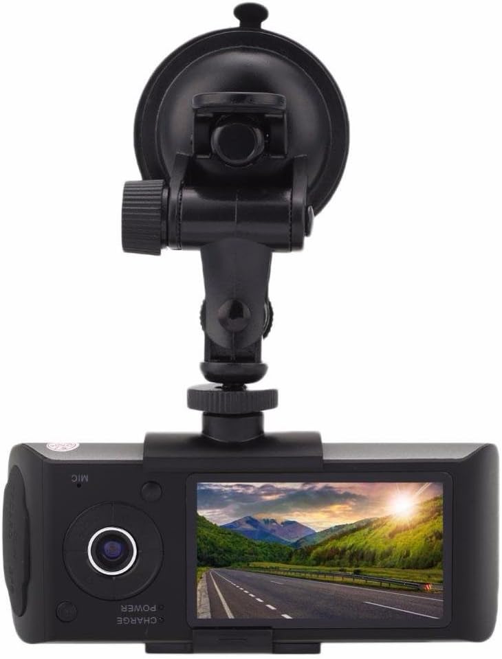 Vehemo Car Stying X3000/R300 2.7Inchs Dual Dash HD1080P Night Vision Video Camera