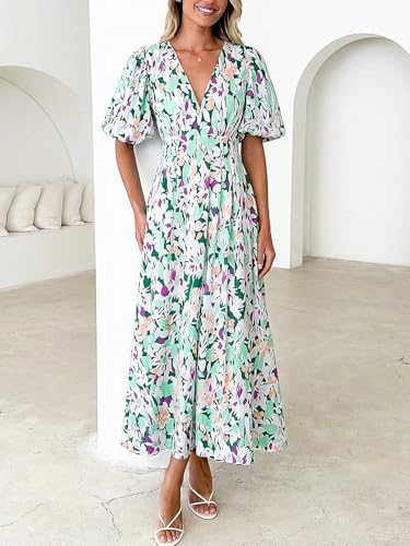 Image of Sissyaki Women's Floral Maxi Dress 2026 Summer Spring Wedding Guest Dress