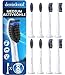 Produktbild 8er demirdental Aktivkohle Aufsätze passend für Philips Sonicare Ersatzbürsten, Medium Bürstenköpfe für natürliche Reinigung, Weiß, HX9058m