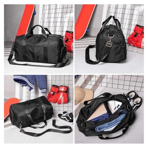 Custom Gym Bag - Durable & Stylish Personalized Duffle for Men & Women (Black)4