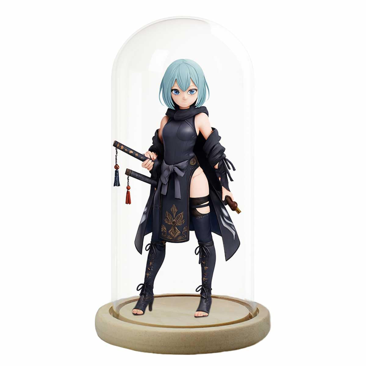 Amazon.co.jp: iikuru フィギュアケース 光る ガラスケース 卓上