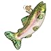 Old World Christmas Glass Blown Ornament Alpine Rainbow Trout
