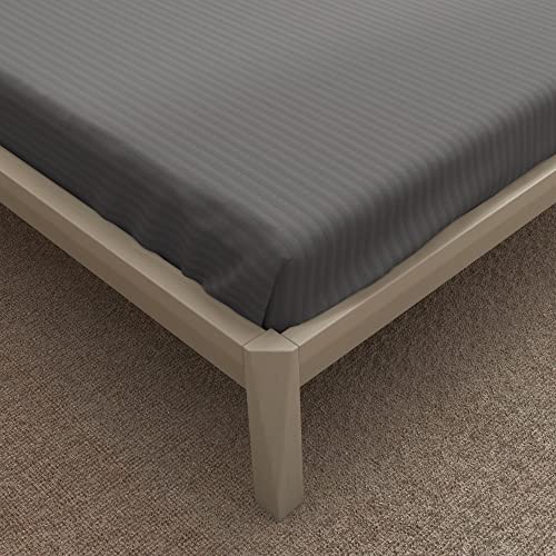 Image of Wakefit Wakefit 215TC 100% Cotton Solid King Size Bedsheet (104x104 Inches) / (2.64m*2.64m) with 2 Pillow Covers Free, Eiffel Tower