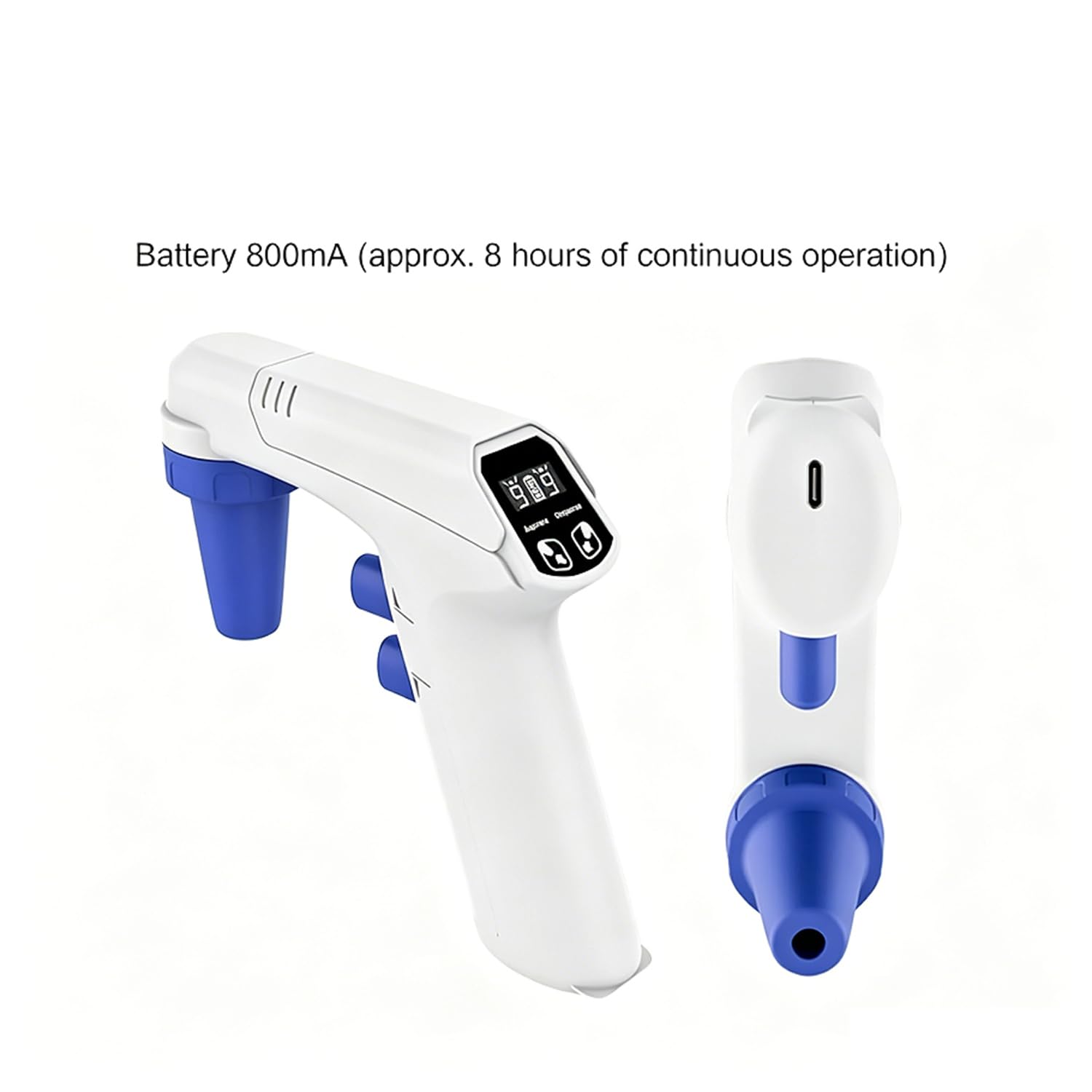 Controlador De Pipeta Eléctrico, Llenador Pipeta Motorizado De 0,1-200 Ml, 2 Modos Drenaje Y Filtro Hidrofóbico De 0,45 Μm/Eficiente Y Conveniente para La Investigación Científica