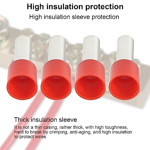 500 manicotti terminali 10 mm² x 18 mm di