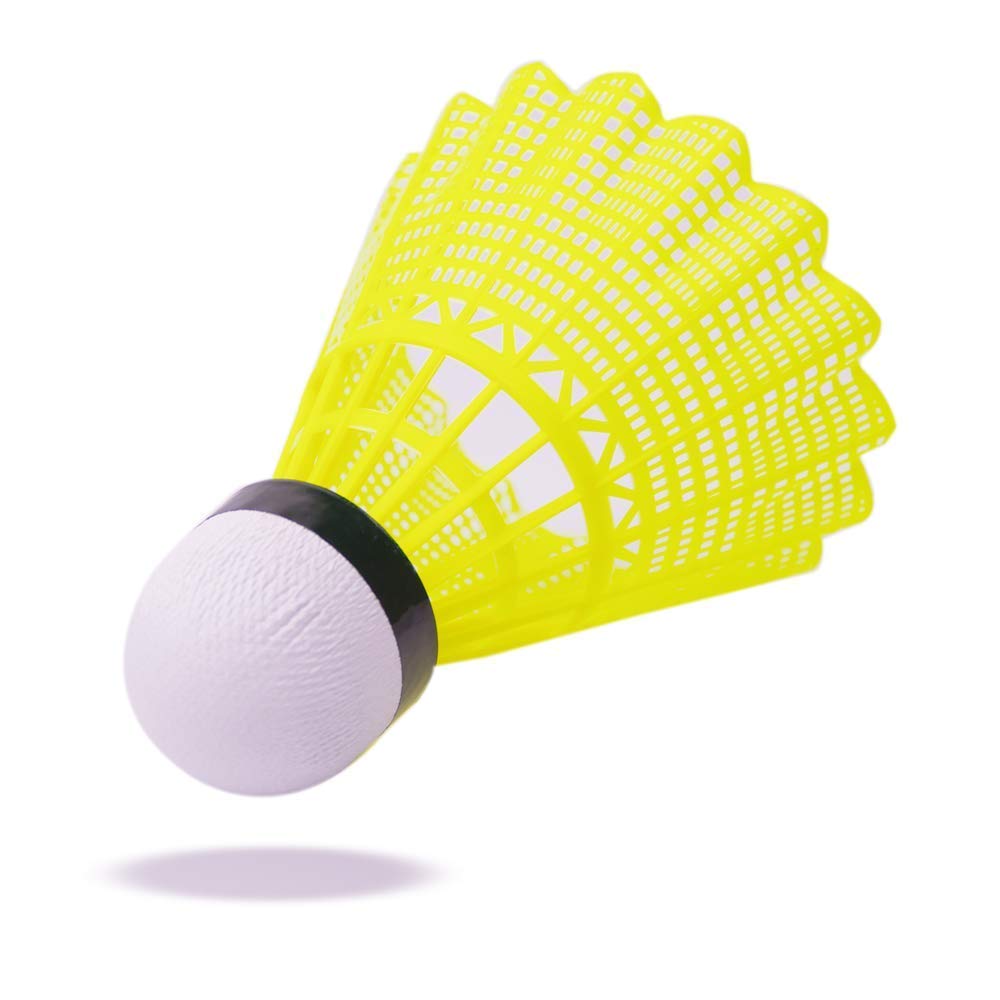 jaspo Shuttlecock With High Speed/Great Stability And Durability For Indoor Outdoor Training/Practice Badminton Rackets Sports. (Pack Of 6 (Nylon Shuttle)), Yellow (B09LSB4J9B) Amazon Price History, Amazon Price Tracker