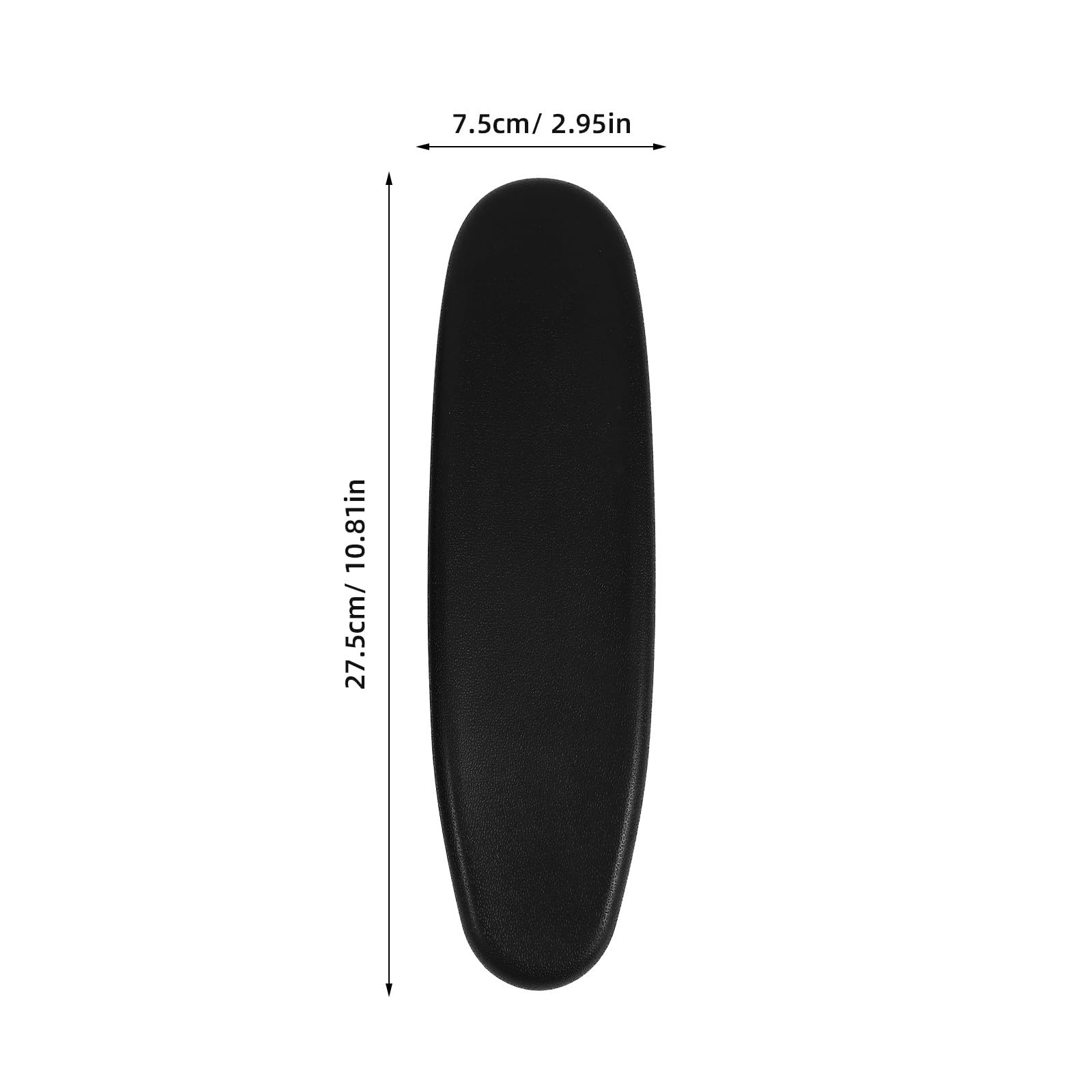 Almohadillas para Brazos de Silla de Oficina y Gaming Repuestos Aplicables de PU 2 Piezas 275X75 MM Accesorio para Repozos de Sillas ómicas Escritorio