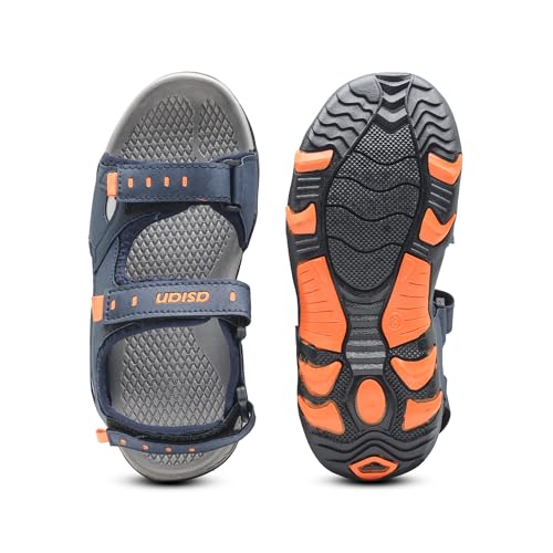 Image of ASIAN Men's VISTARA-24 Casual Sandals with adjustable velcro closure for easy wear with flexible fitting and trendy and stylish looks ideal for everyday use for mens as well as boys
