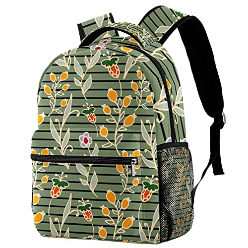 Sac à dos pour filles et garçons motif tournesol grand volume multi-poches