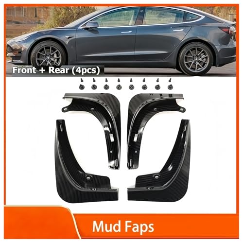 Guardabarros coche y protectores contra salpicaduras para Model 3 2
