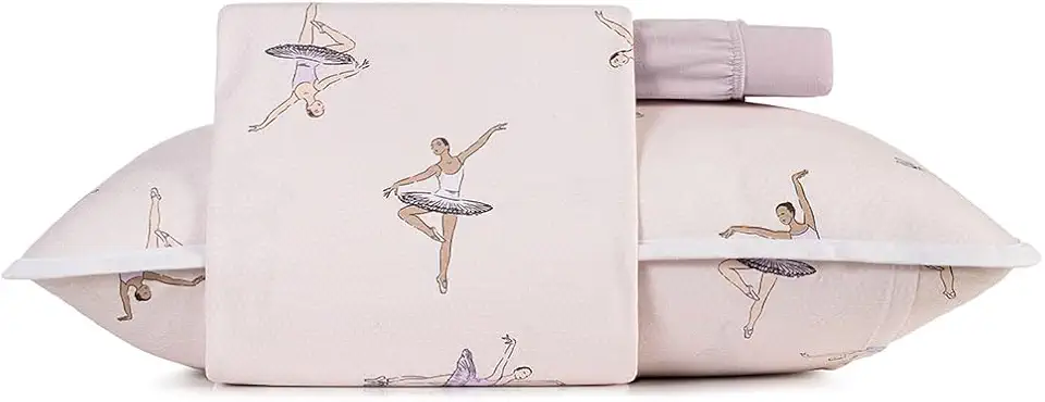 Jogo cama simples 2pc Mundo Kids Malha - Doce Plié - Solteiro