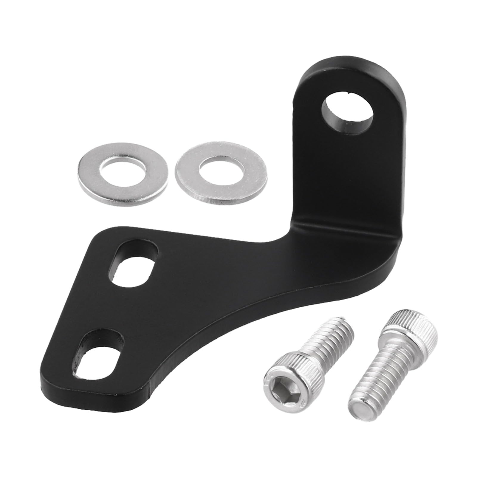 Throttle Cable Bracket for Holley Hi-Ram Manifolds – Black Anodized Metal Mount, Fits 36in Cables, Tool-Free Installation, Enhanced Throttle for response & Durability