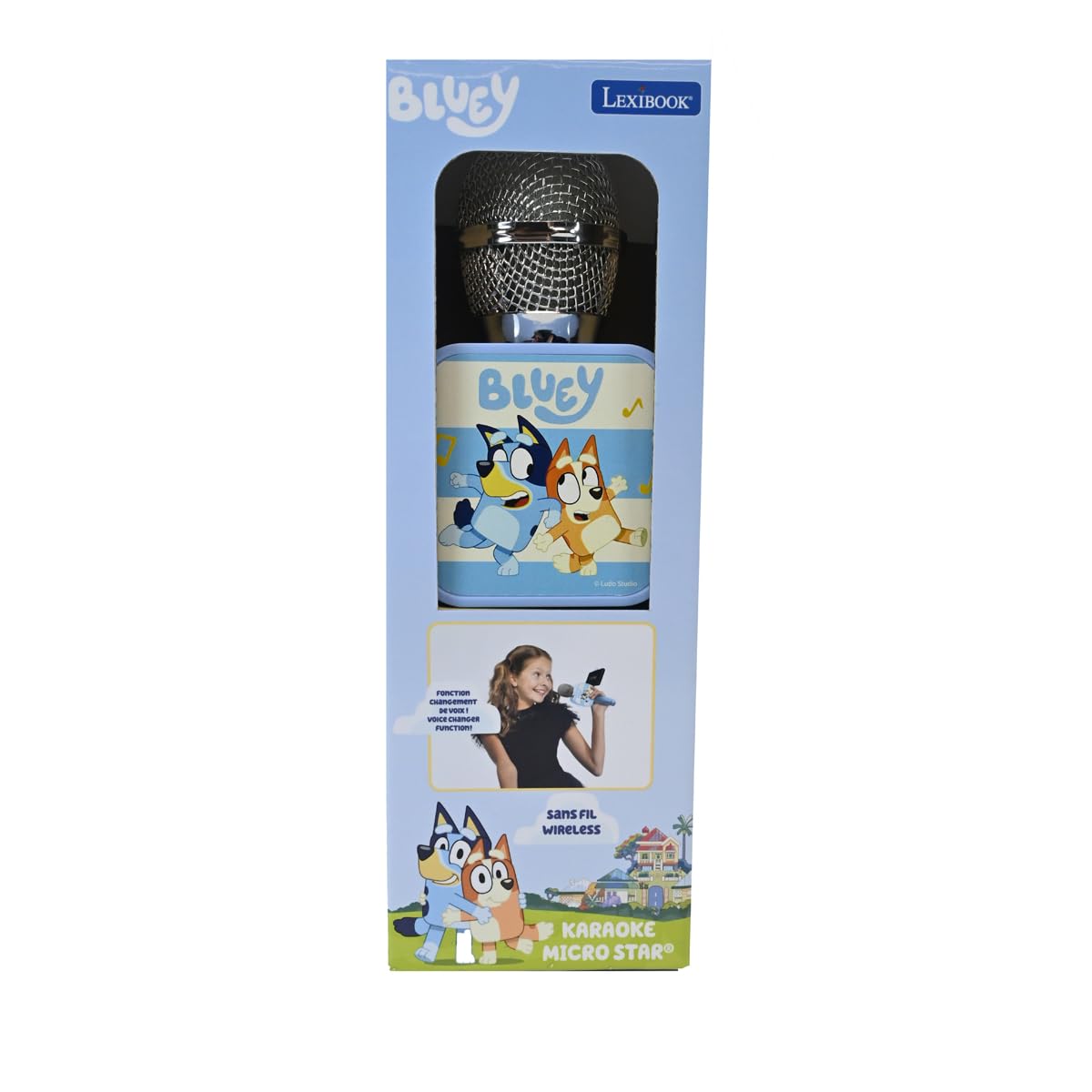 Lexibook, Bluey, Mikrofon bezprzewodowy, MIC240BYLXB