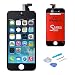 SANKA Retina LCD Digitizer Touch Screen Display Glass Replacement Frame Assembly for iPhone 4S-Black