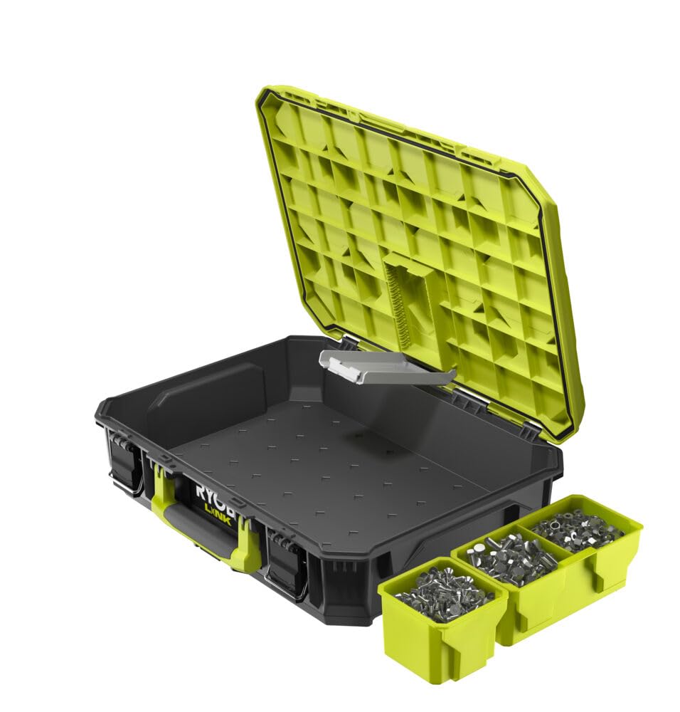 RYOBI – Caja de herramientas compacta tamaño S (18,8L) – Syteme LINK – RSL101