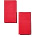 Under Armour Unisex-Adult 6-inch Performance Wristband 2-Pack , Red (600)/White , One Size Fits All