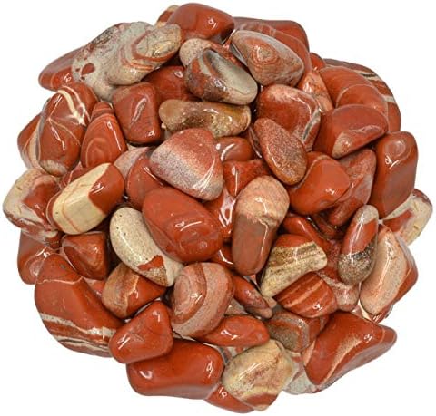 Miniatura 24 de Hypnotic Gems Materiales: 3 libras de piedras pulidas de ojo de tigre rojo de África - Pequeñas - 0.75" a 1" - Rocas pulidas y piedras preciosas