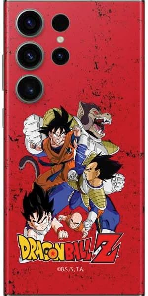 Vista 49 de Skinit Calcomanía para teléfono compatible con Galaxy S23 Ultra, diseño de retrato con licencia oficial de Dragon Ball Z Vegeta Negro - DRGNBZ17