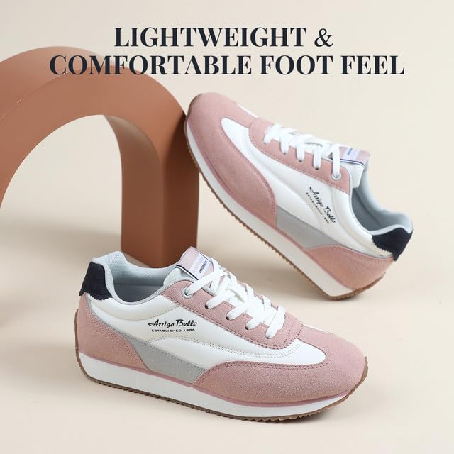 ARRIGO BELLO Zapatillas Mujer Deportivas Zapatos Running Casual Gimnasio Transpirable Cómodo Deporte Sneakers Talla 36-41