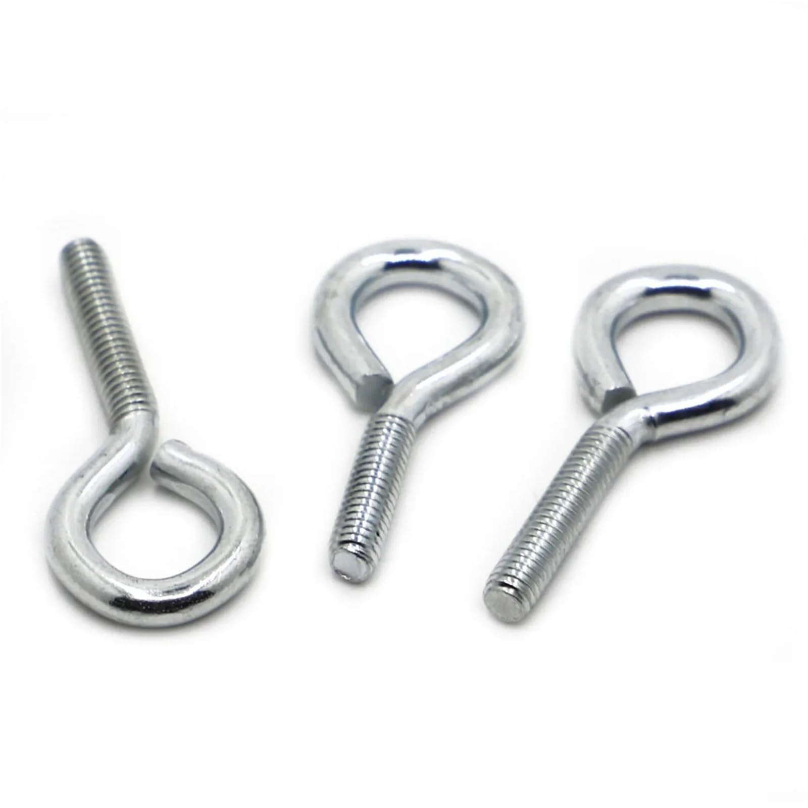 VMDVBNA Eye Bolts Screw in Zinc Plated Steel Eye Screws Closed Hook with Ring Screw Lifting Bolt(30mm,M5 5pcs)