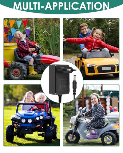 6V Ladegerät Für Kinder Motorrad Elektroauto, 6Volt Battery Charger Für Kinde Ride on Toys Elektrische Fahrt Auf Spielzeug, Kompatibel Mit Auto, Elektrischem Spielzeug, Motorrad, SUV Und ATV