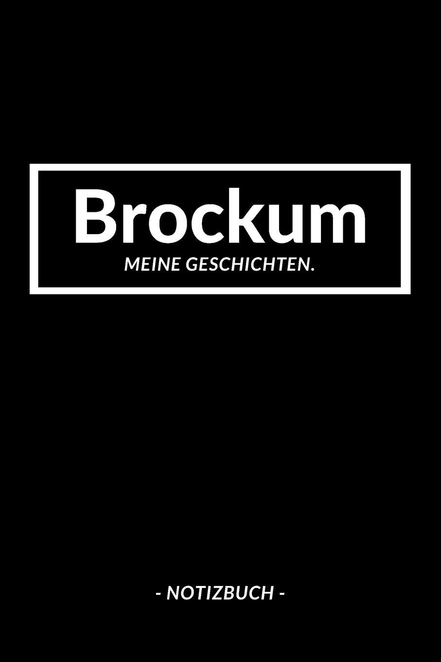 Brockum: Notizbuch / Notizblock A5 Punktraster - 120 Seiten Notizblock / Journal / Notebook für deine Stadt