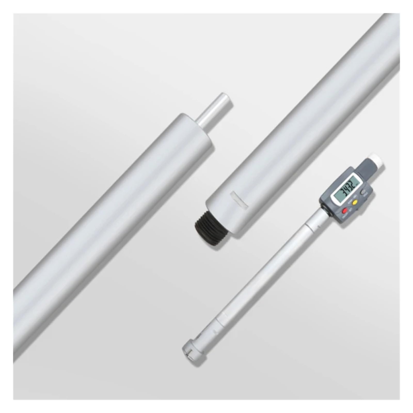 Innenmikrometer 0,001 mm, elektrisches digitales Dreipunkt-Innendurchmesser-Mikrometer mit LCD-Anzeige und Datenausgabe für wiederholbare Messungen(100-125mm)
