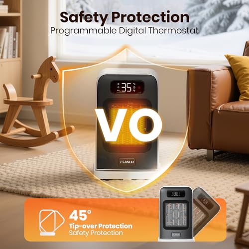 Calefactor Eléctrico Portátil Cerámico 1500 W 120 V miniatura 7