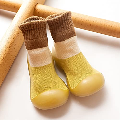 Toddler Sock Shoes,Infant Boys Girls Shoes First Walkers Contrast Color Antislip Socks Shoes Prewalker Sneaker Booties4