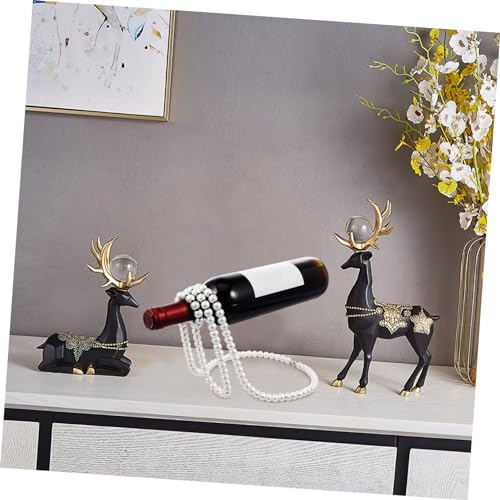 Soporte creativo para vino de perlas, elegante y único miniatura 6