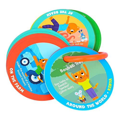 MOLLYBEE KIDS Preschool Yoga Cards for Kids, Set of 40 Poses and Activities, Beginner Yoga for Kids, Gifts for Ages 3+ - Image 5