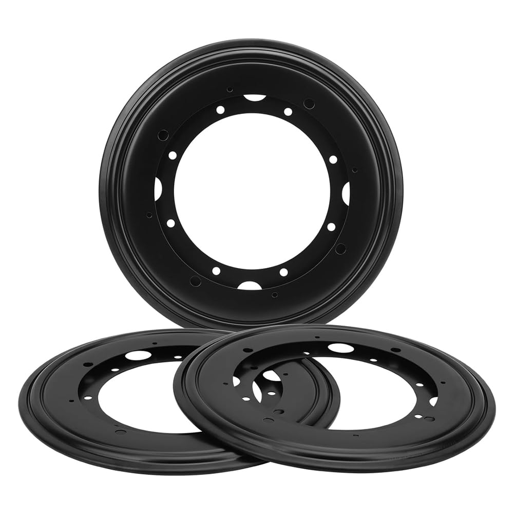 Tuidzljd 3Pack 9in Round LazySusan Turntable Bearing Plate, Rotating Swivel Plate, Turntable Base for Table Serving Tray Kitchen