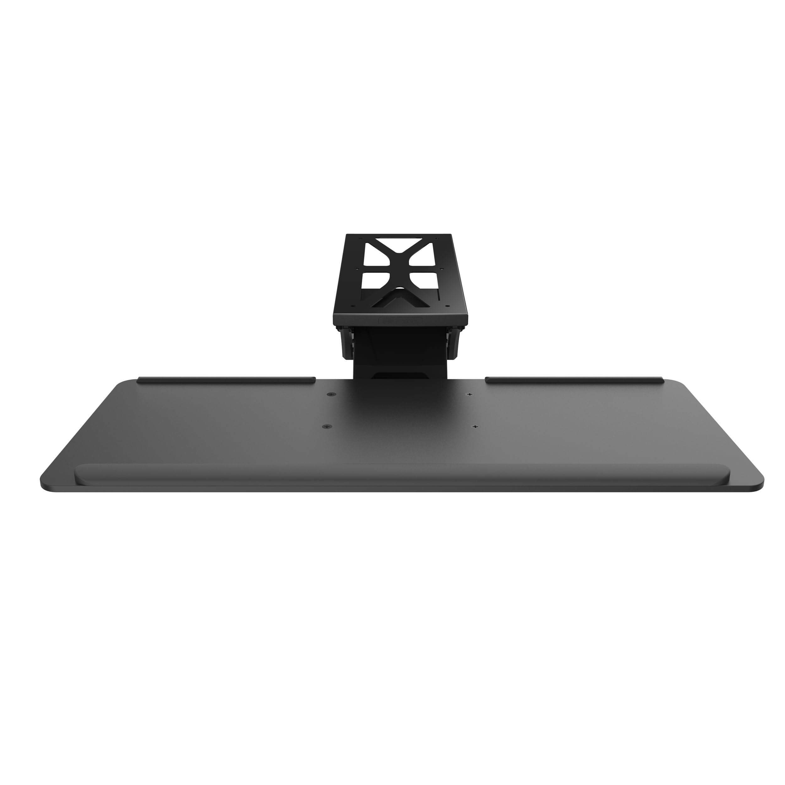 Eigentlich Tastaturablage ausziehbar schwarz 24,5 x 66,5 cm - Tasturauszug mit Maus Bereich, ergonomisch Einstellbare Neigung, Unterbau Montage mit praktischem Auszug