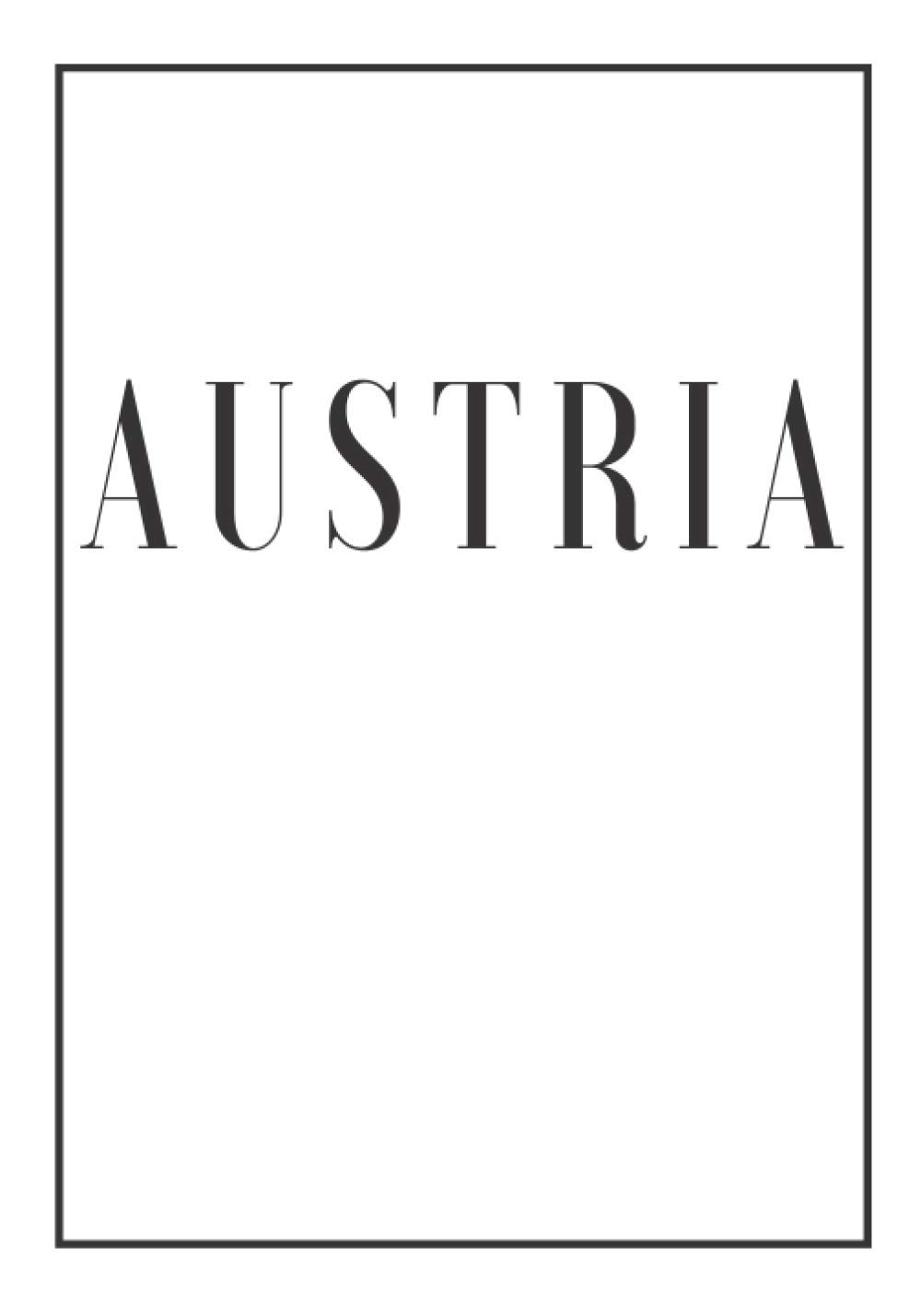 Austria: A white decorative book for coffee tables, bookshelves and end tables: Stack "Country" decor books to add home decoration to bedrooms, ... own home or as an interior design savvy gift.