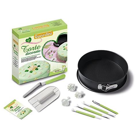 Guardini 15685 "Voglia di..." Basis-Kit Antihaftbeschichtet Springform mit Boden Dupont Teflon Classic 26 cm, Kunststoff Glaetter Cover