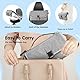 Romon Wickelunterlage, Baby Windeltasche Kompakte Wickelauflage Abwaschbar Unterwegs Wasserdicht, Faltbar Abnehmbarer Diaper Changing Mat und Wasserabweisendem Wickelunterlagen für Baby 0-9M, Grau