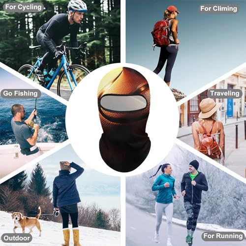 Balaclava para hombres, máscara para esquí, ciclismo y deportes de invierno, cubre cara y cuello miniatura 6