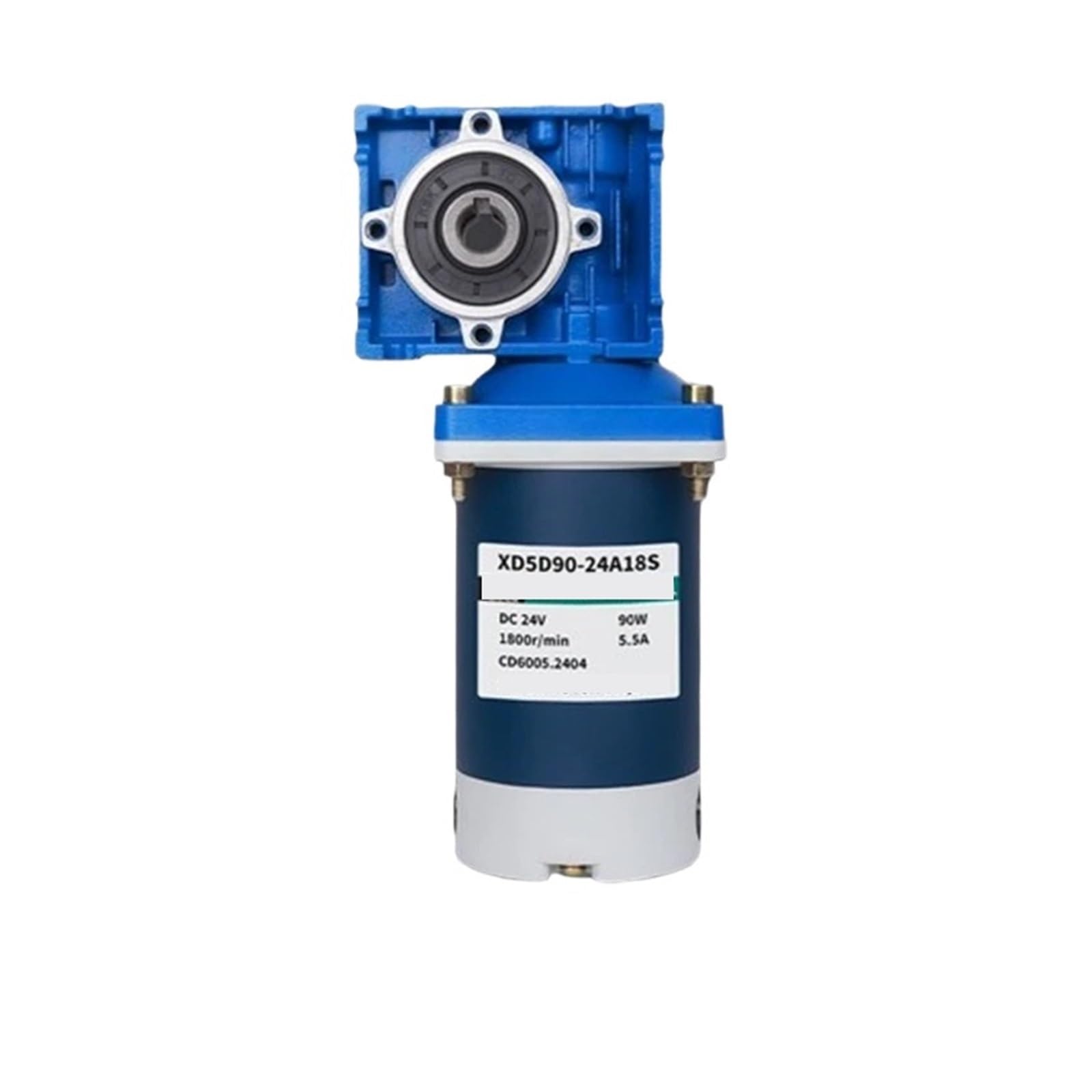 Moteur à courant continu NMRV30 12V 24V 90W avec arbre de sortie simple