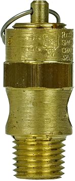 1/4 NPT 325 PSI Air Compressor Brass Safety Relief Pressure Valve Tank Pop Off