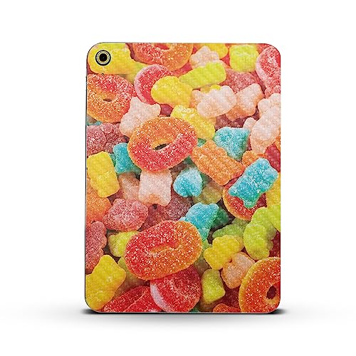 Image of MightySkins Carbon Fiber Skin Compatible with Apple iPad 10.9 inch 10th Gen (2022) Full Wrap Kit - Gummy Candy | Protective, Durable Textured Carbon Fiber Finish | Easy to Apply | Made in The USA