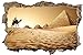 Kamel Pyramiden Wüste Ägypten Sand Wandtattoo Wandsticker Wandaufkleber D0444 Größe 70 cm x 110 cm