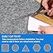 Self-Adhesive 1.9 ft x 7.8 ft Marine Carpet, Waterproof Boat Carpet, Suitable for Outdoor, Passageway, Indoor (Gray)
