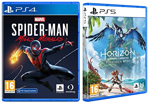 Image of Horizon Forbidden West | Standard Edition | PS5 Game (PlayStation 5)&PS4 Marvel's Spider-Man: Miles Morales (PS4)
