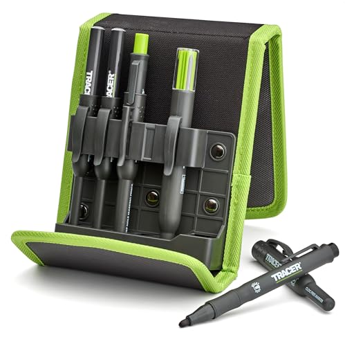 Tracer 5-Piece Construction Marking Kit Pencil Markers & Leads